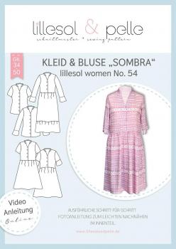 Papierschnittmuster lillesol women No. 54 Kleid/Bluse Sombra
